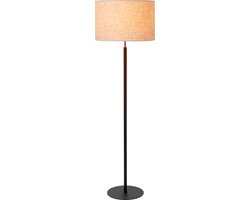 Lucide MAYA - Vloerlamp - Ø 45 cm - 1xE27 - Beige - Japandi