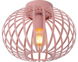 Lucide MERLINA Plafonnière Kinderkamer - Ø 30 cm - 1xE27 - Roze