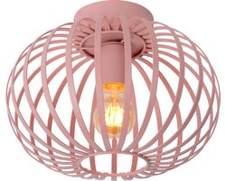 Lucide MERLINA - Plafonnière (Plafondlamp) - Ø 30 cm - 1xE27 - Roze
