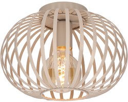 Lucide MERLINA - Plafonnière (Plafondlamp) - Ø 30 cm - 1xE27 - Taupe