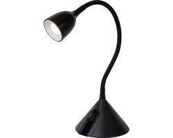 Lucide MILO - Bureaulamp - Ø 12,8 cm - LED - 1x3,2W 3000K - Zwart