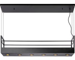 Lucide MIRAVELLE - Hanglamp - 6xGU10 - Zwart