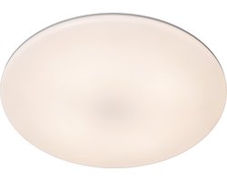 Lucide OLSON - Plafonnière (Plafondlamp) Badkamer - Ø 29 cm - LED - CCT - 1x24W 3000K/6500K - IP44 - Opaal