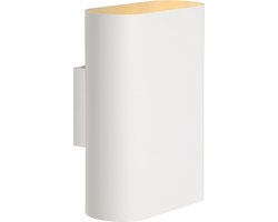 Lucide OVALIS - Wandlamp - 2xE14 - Wit