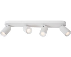 Lucide PUNCH - Plafondspot (Plafondlamp) - 4xGU10 - Wit