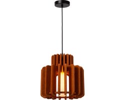 Lucide ROLLO - Hanglamp - 1xE27 - Terracotta - Japandi