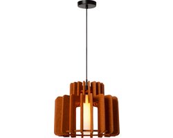 Lucide ROLLO - Hanglamp - 1xE27 - Terracotta - Japandi