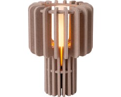 Lucide ROLLO - Tafellamp - 1xE27 - Taupe - Japandi