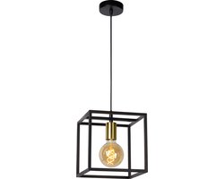 Lucide RUBEN - Hanglamp - 1xE27 - Zwart