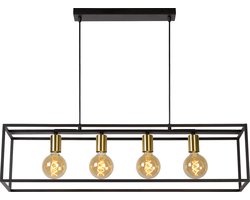 Lucide RUBEN - Hanglamp - 4xE27 - Zwart