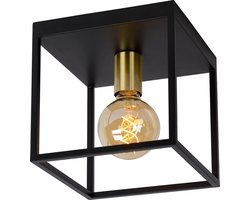Lucide RUBEN - Plafonnière (Plafondlamp) - 1xE27 - Zwart
