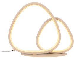 Lucide SAMLING - Tafellamp - LED Dimbaar - CCT - 1x16W 2700K/4000K - Taupe | Essential