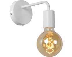 Lucide SCOTT - Wandlamp - 1xE27 - Wit