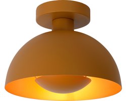 Lucide SIEMON - Plafonnière (Plafondlamp) - Ø 25 cm - 1xE27 - Okergeel