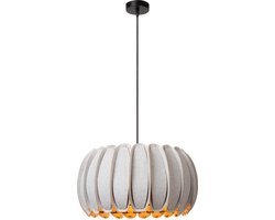 Lucide SPENCER - Hanglamp - Ø 40 cm - 1xE27 - Grijs