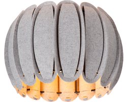 Lucide SPENCER - Plafonnière (Plafondlamp) - Ø 30 cm - 1xE27 - Grijs