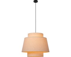 Lucide TRIBUTE - Hanglamp - Ø 60 cm - 1xE27 - Beige - Japandi