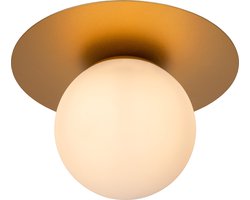 Lucide TRICIA - Plafonnière (Plafondlamp) - Ø 25 cm - 1xE27 - Mat Goud / Messing