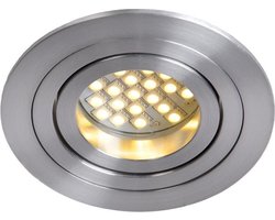 Lucide TUBE - Inbouwspot - Ø 9,2 cm - 1xGU10 - Mat chroom