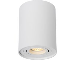 Lucide TUBE - Plafondspot (Plafondlamp) - Ø 9,6 cm - 1xGU10 - Wit