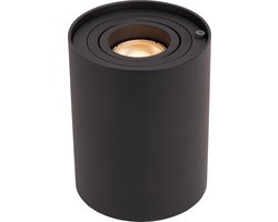 Lucide TUBE - Tafellamp - Ø 9,6 cm - LED 3 StepDim - GU10 - 1x5W 2700K - Zwart
