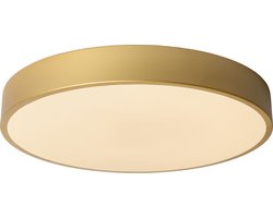 Lucide UNAR - Plafonnière (Plafondlamp) - Ø 39,5 cm - LED 3 StepDim - 1x24W 2700K - Mat Goud / Messing