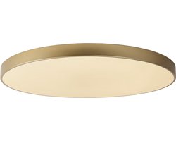 Lucide UNAR - Plafonnière (Plafondlamp) - Ø 80 cm - LED 3 StepDim - 1x80W 2700K - Mat Goud / Messing