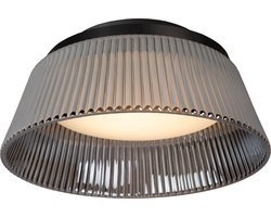 Lucide VIXI - Plafonnière (Plafondlamp) - Ø 35 cm - LED Dimbaar - 1x17,6W 2900K - Fumé