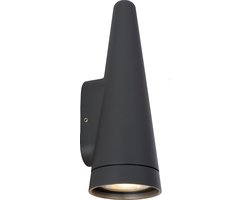 Lucide WIZARD - Wandlamp Binnen/Buiten - LED Dimbaar - 1xGU10 - IP54 - Antraciet