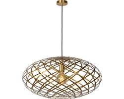 Lucide WOLFRAM - Hanglamp - Ø 65 cm - 1xE27 - Mat Goud / Messing
