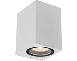 Lucide ZARO - Wandspot / Wandlamp Binnen/Buiten - 1xGU10 - IP44 - Wit