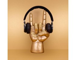 Luckies Hoofdtelefoon Houder Rock On goud - giethars