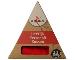 Lucovitaal Kersenpit Kussen Vierkant 27 x 27 cm