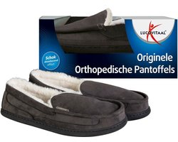 Lucovitaal Orthopedische Pantoffels 37-38 Antraciet