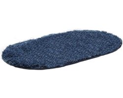 Lucy's Living Badmat - Polyester - Blauw – 60 x 90 cm - Antislip