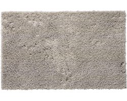 Lucy's Living Luxe badmat FUA Grey – 50 x 80  cm – grijs – rechthoek - badkamer mat - badmatten -  badtextiel - wonen – accessoires