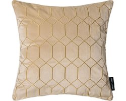 Lucy’s Living Luxe sierkussen Velvet CRYSTAL Nude - 45 x 45 cm - kussen - kussens - fluweel - wonen - interieur