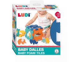 LUDI - Speelmat in schuim - Speeltegels