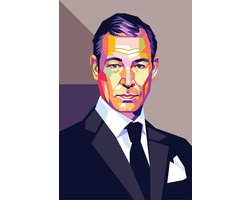 Ludo Sanders Poster - GTST - Goede Tijden Slechte Tijden - Pop Art - Fan Made - Soap - posters - formaat 70x100cm - Wanddecoratie - L1116