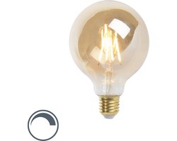 LUEDD E27 dimbare LED lamp G95 goldline 5W 360 lm 2200K