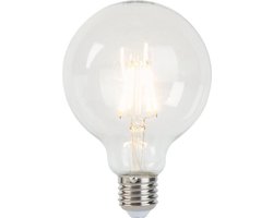LUEDD Set van 5 E27 dimbare LED lampen G95 5W 470 lm 2700K