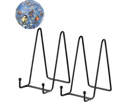 Luft - Bordenstandaard - 2 Pack - Display - Zwart - Houder - Sierborden - Boeken - Hanger - Borden - Rek - Keukenkast