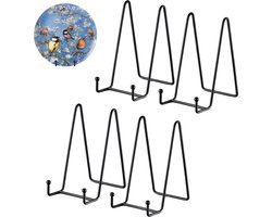 Luft - Bordenstandaard - 4 Pack - Display - Zwart - Houder - Sierborden - Boeken - Hanger - Borden - Rek - Keukenkast