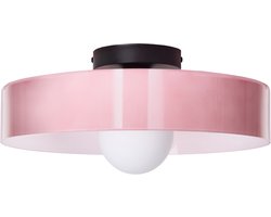 LUGUSE - Plafondlamp - Roze - Glas