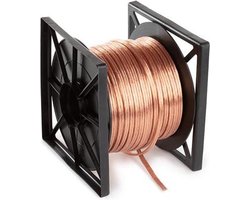 Luidsprekerkabel transparant 2 x 4.00 mm2 100 m