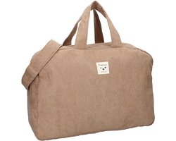 Luiertas Kidzroom Charmful - Beige - Verschoonmatje - Verstelbare schouderbanden - Ophanglussen kinderwagen