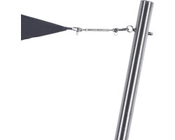 Luifel Mast - Schaduwdoek Paal - Terras Afschermen - Verstelbaar 3mm Wanddikte - 25 tot 35 meter