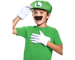 "Luigi's accessoires set voor kinderen  - Verkleedattribuut - One size"