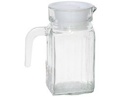 Luisa | Waterkan met deksel - 0.5 Liter - glas - schenkkan - waterkaraf - Limonade kan