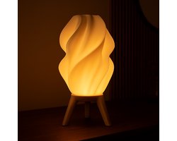 Lukana Tafellamp Oplaadbaar - 16 Kleuren met Afstandsbediening - Tafellamp Slaapkamer - Tafellampen Woonkamer